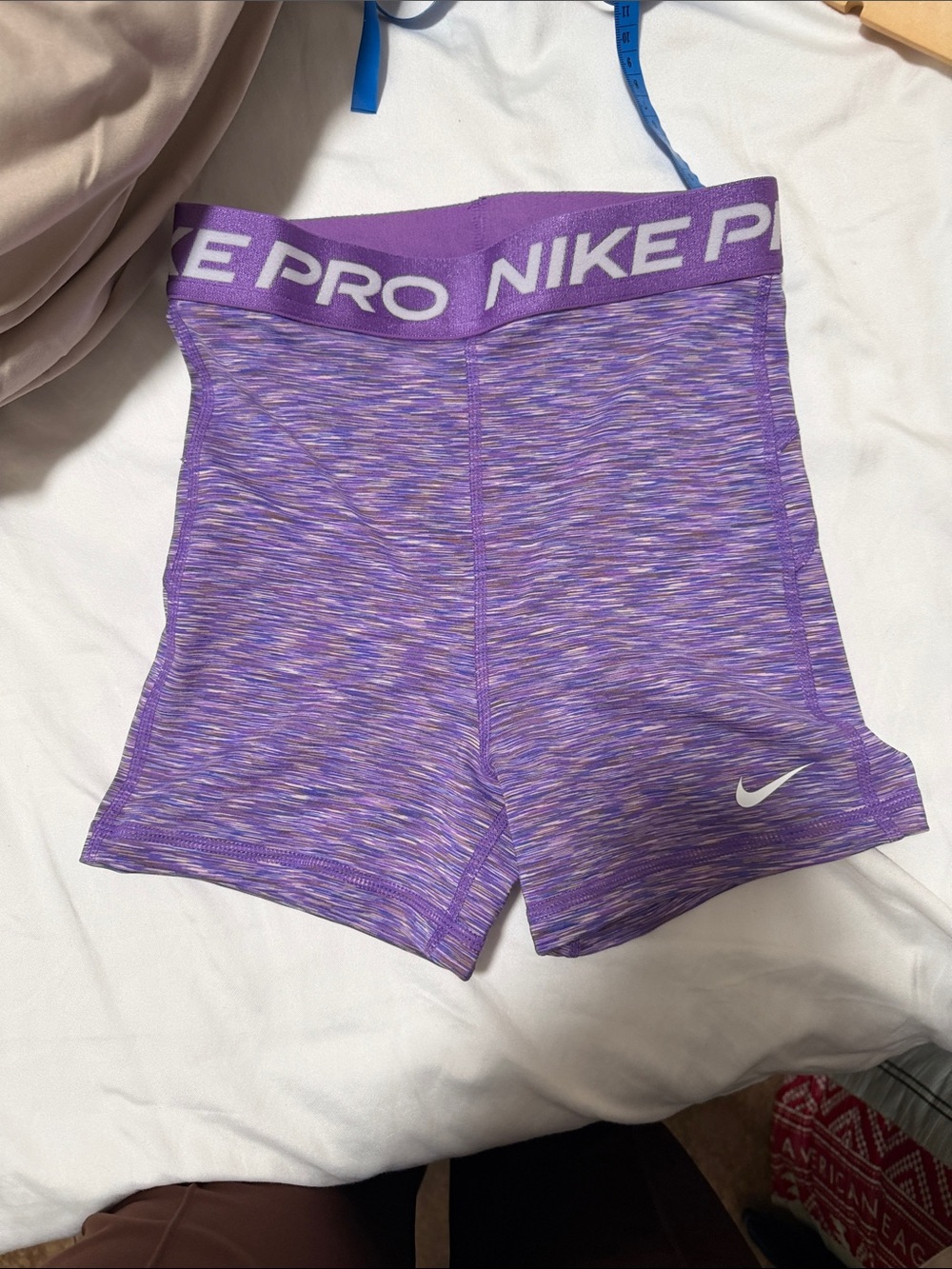 Nike Purple Space-Dye Performance Shorts